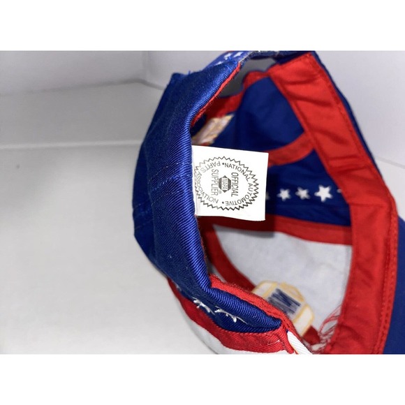 Napa Racing #15 Michael Waltrip Nascar Hat Cap Red White Blue Flag Strapback. - Picture 8 of 8